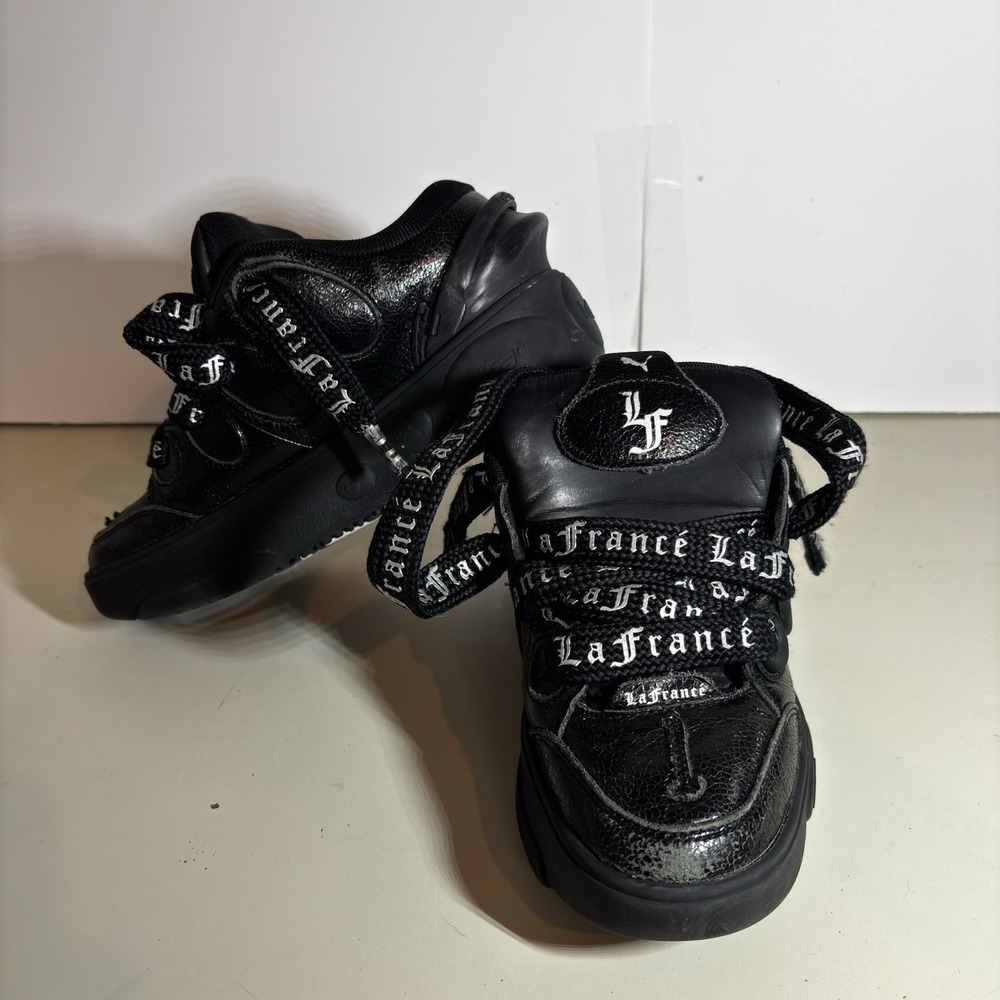 Puma LaFrance LaMelo Ball Kids Size 5 Black Chunky Lifestyle Sneakers 311340-01